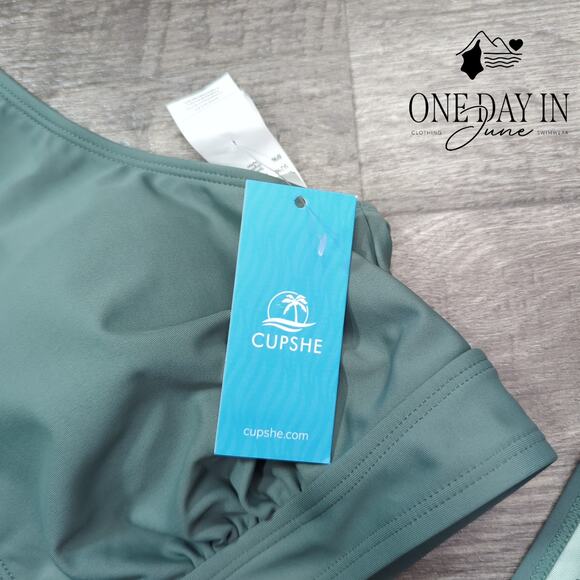 Cupshe Tie Back Tie Side Bikini Swimsuit Size XL - Picture 3 of 6